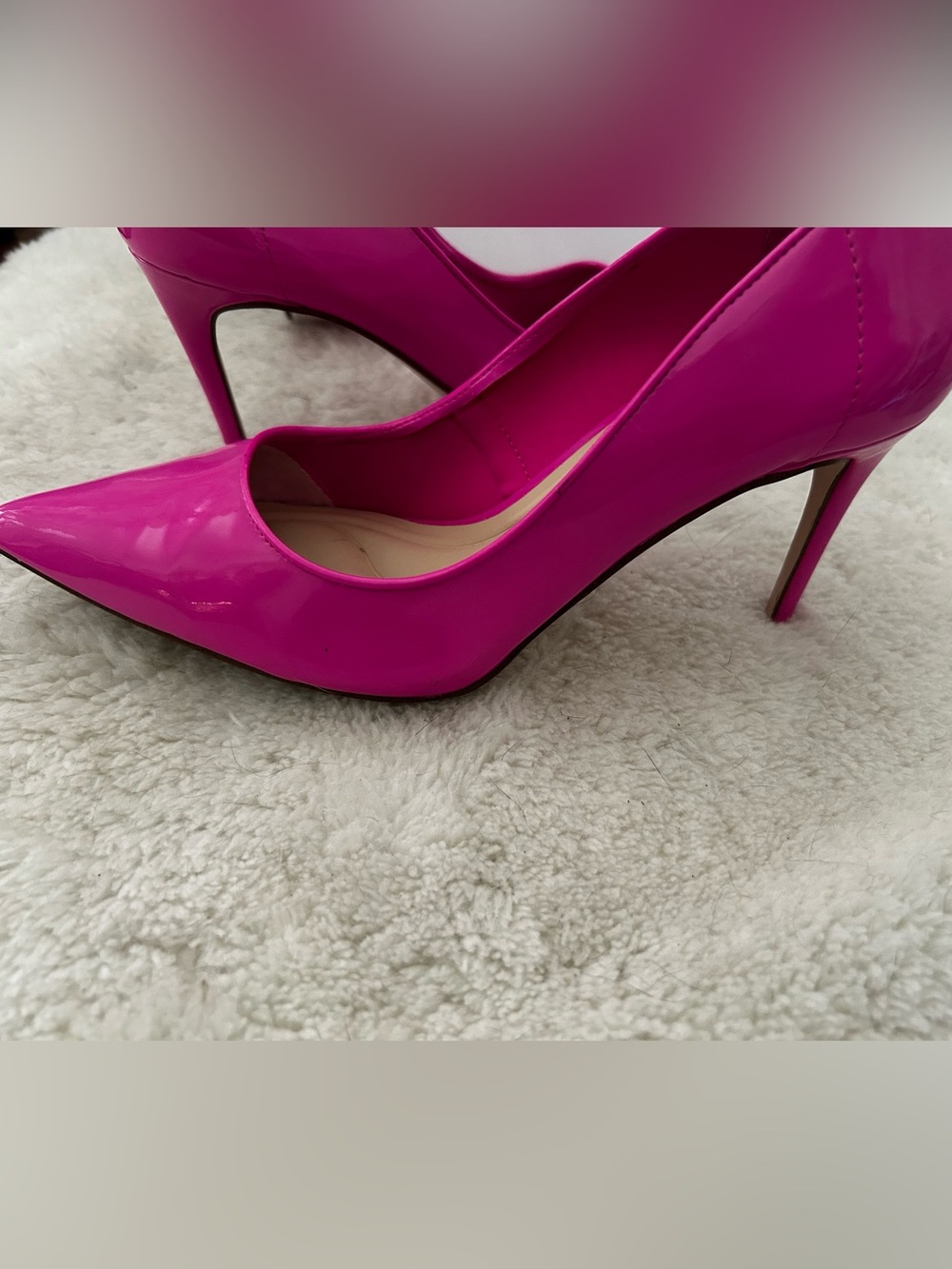 Jessica Simpson bubblegum pink patent heels